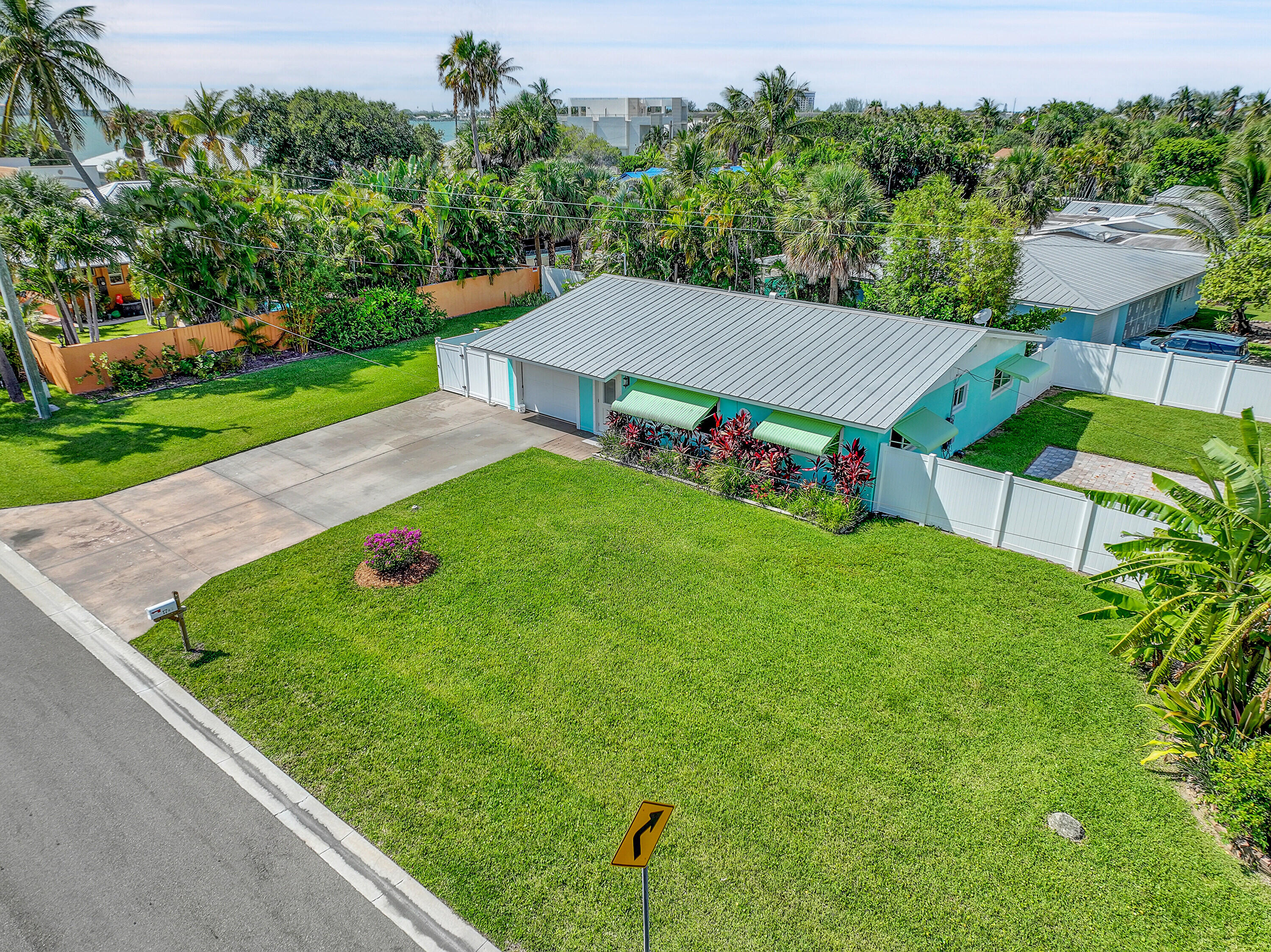 1708 Sunset Isles Road Fort Pierce, FL 34949 - Photo 38 of 52 an aerial view of a house