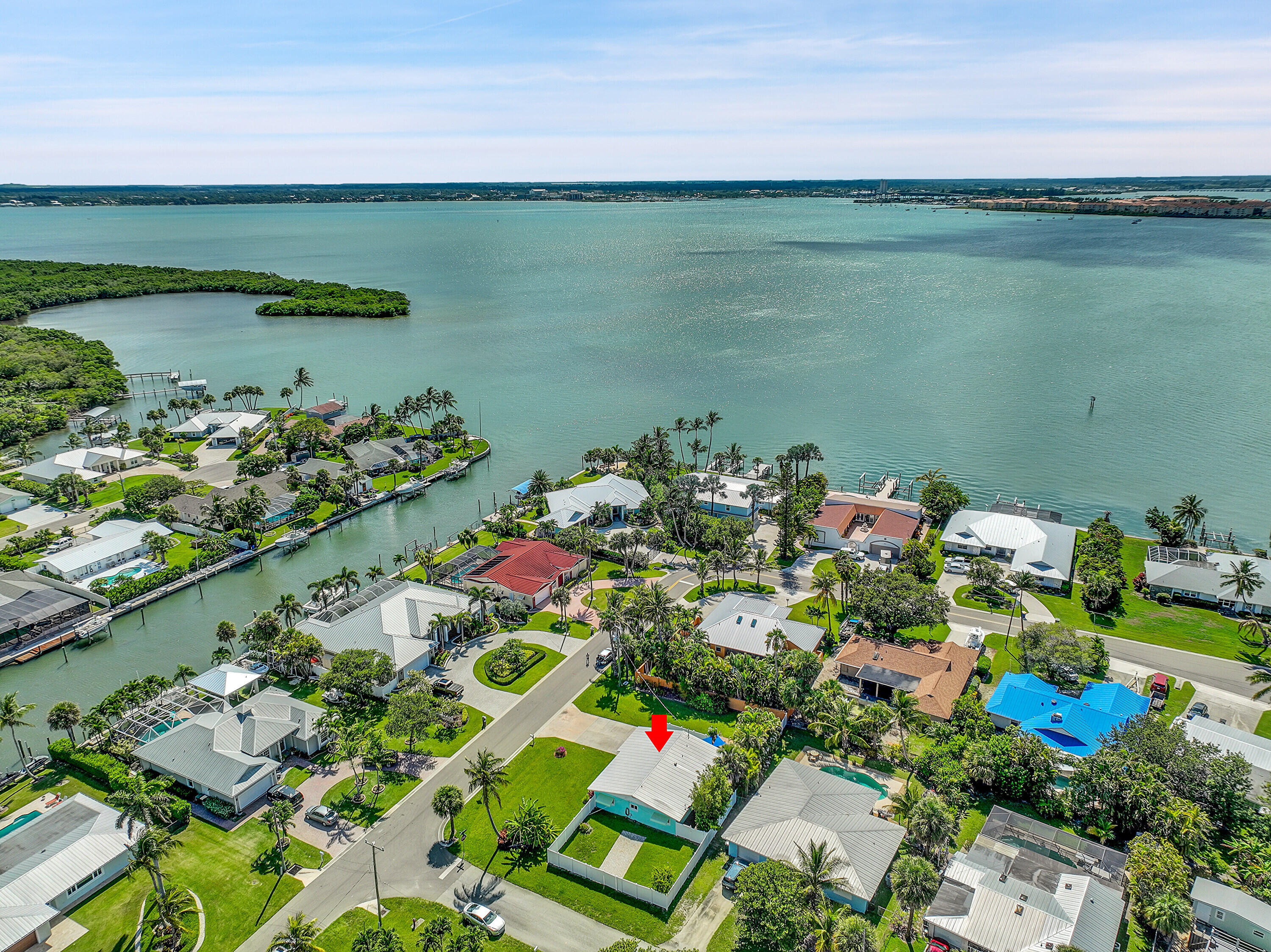 1708 Sunset Isles Road Fort Pierce, FL 34949 - Photo 49 of 52 a city view with lake view