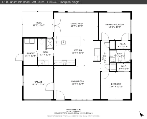 $2,500 | 1708 Sunset Isles Road, Fort Pierce, FL 34949