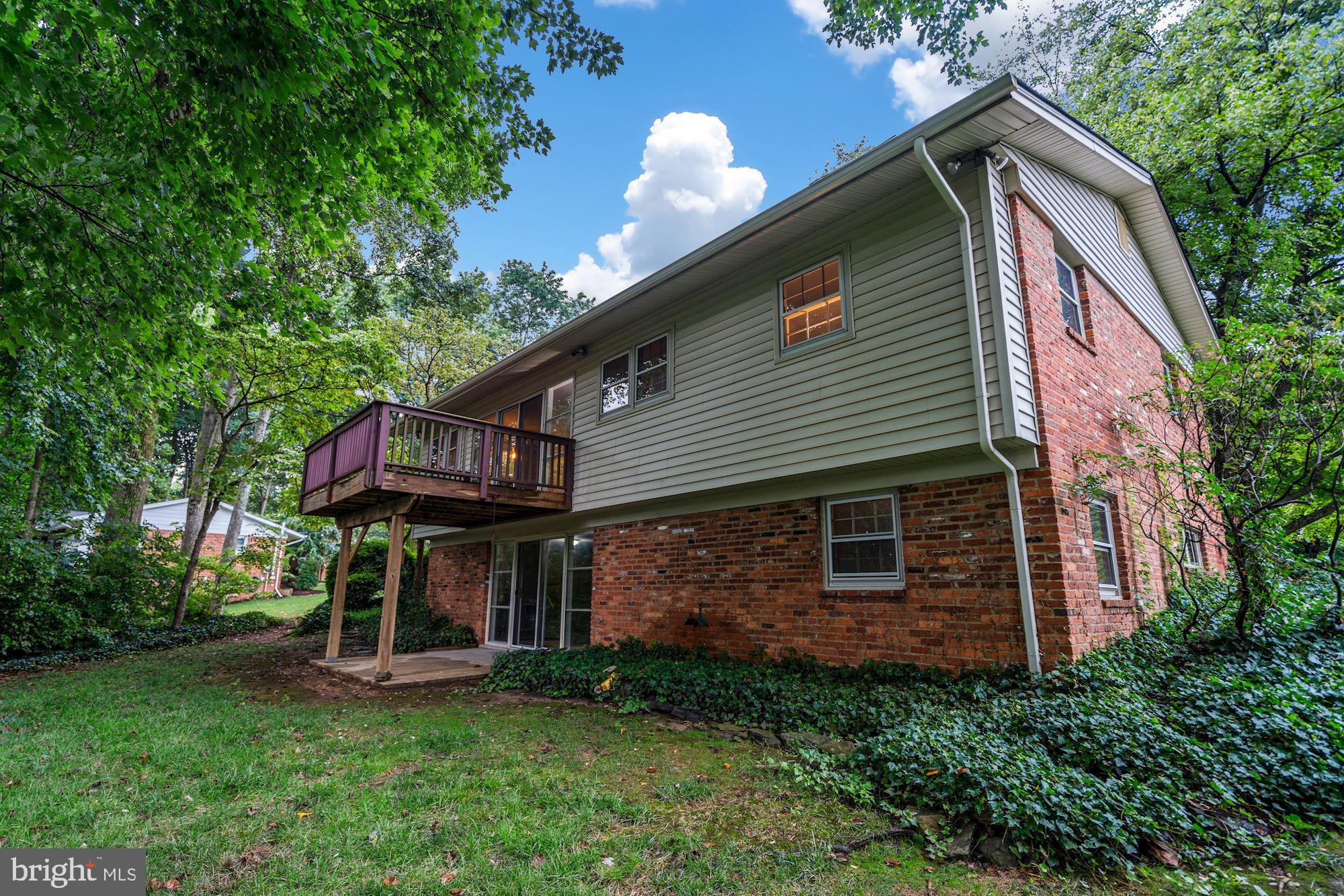 3703 Sprucedale Drive Annandale, VA 22003 - Photo 24 of 41 Backyard feels private & is mostly fenced