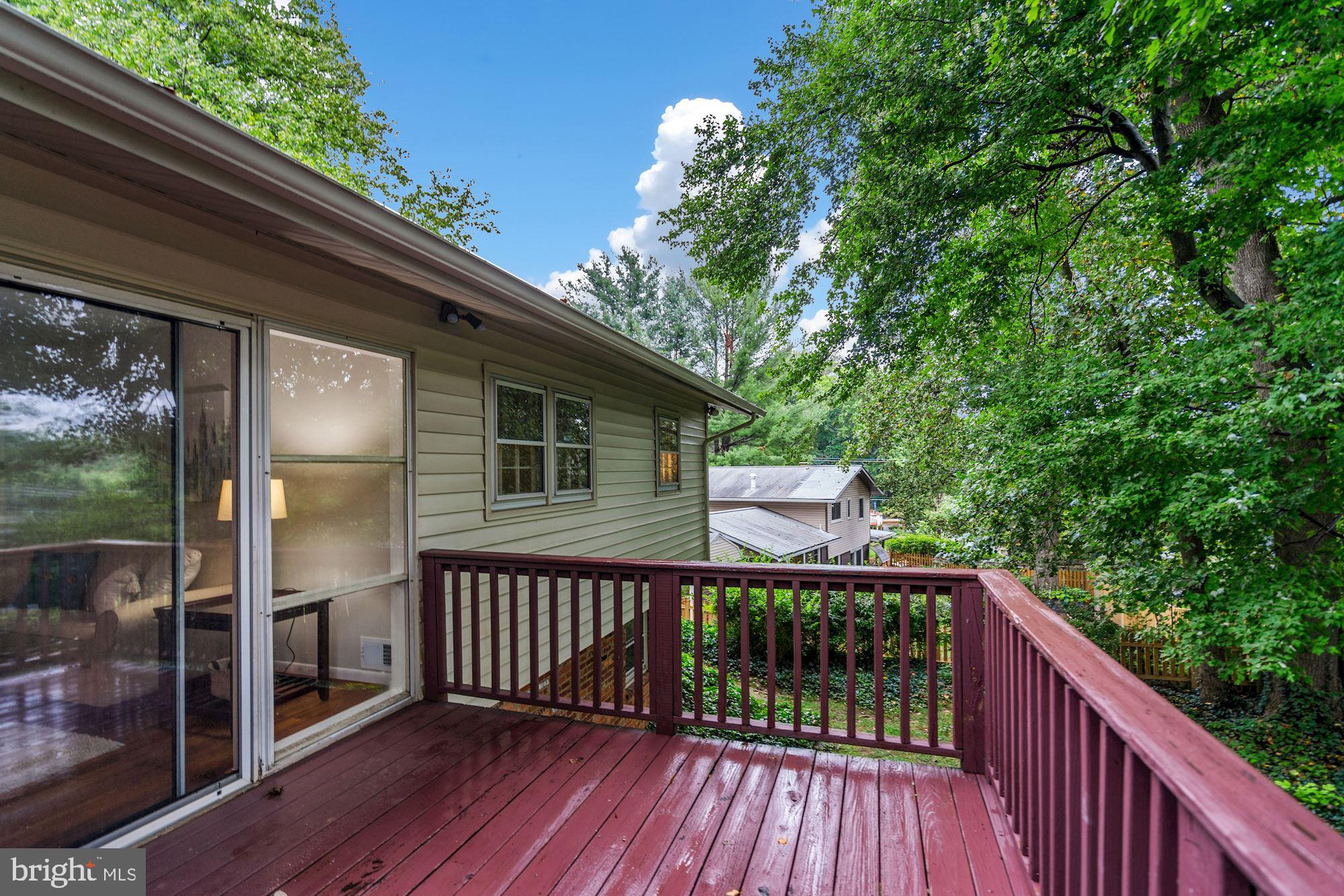 3703 Sprucedale Drive Annandale, VA 22003 - Photo 8 of 41 Large deck off the living/dining rooms