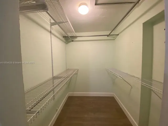 a view of walk in closet