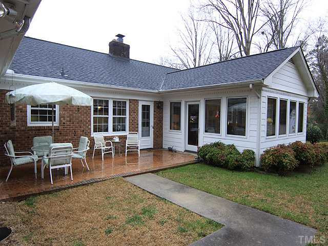 5100 Rembert Drive Raleigh, NC 27612 - Photo 15 of 16 The Sellers considered adding a screened porch off the sun room and the family room. What a great idea! The roof is (5) years old and is a (30) year roof. Additionally, the (2) hot water heaters were replaced in Jan. '09. Exterior Back