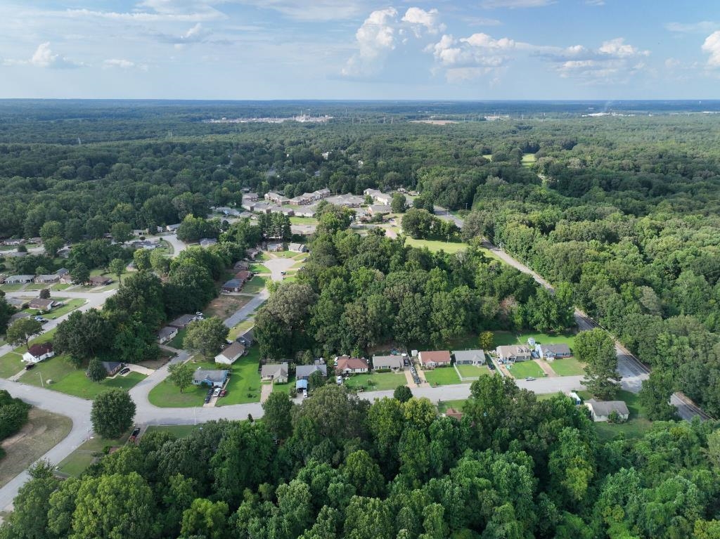 Range Line Road Memphis, TN 38127 - Photo 3 of 25 Aerial view of property's location with a heavily wooded area