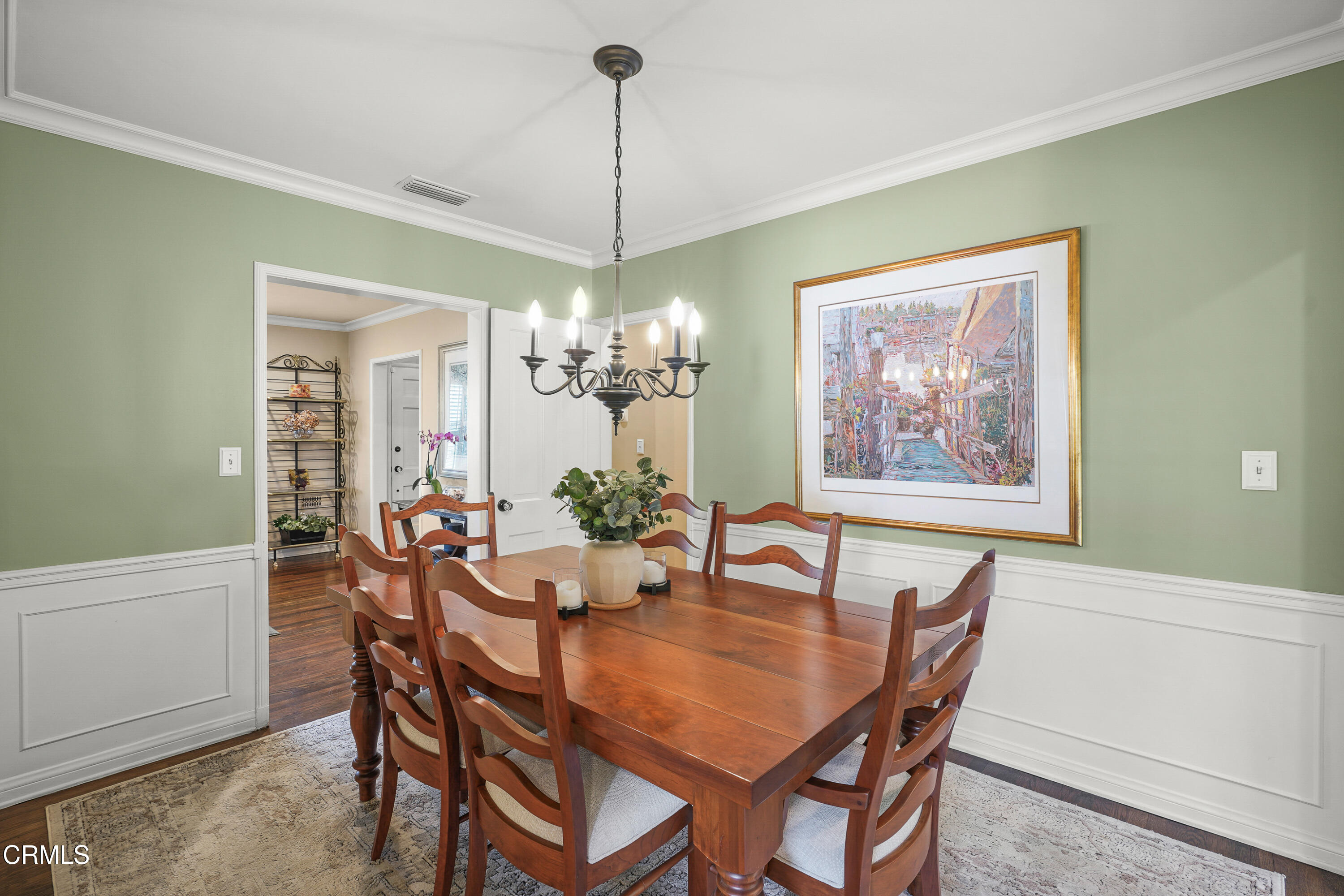 367 Northcliff Road Pasadena, CA 91107 - Photo 7 of 39 a view of a dining room with furniture window and wooden floor
