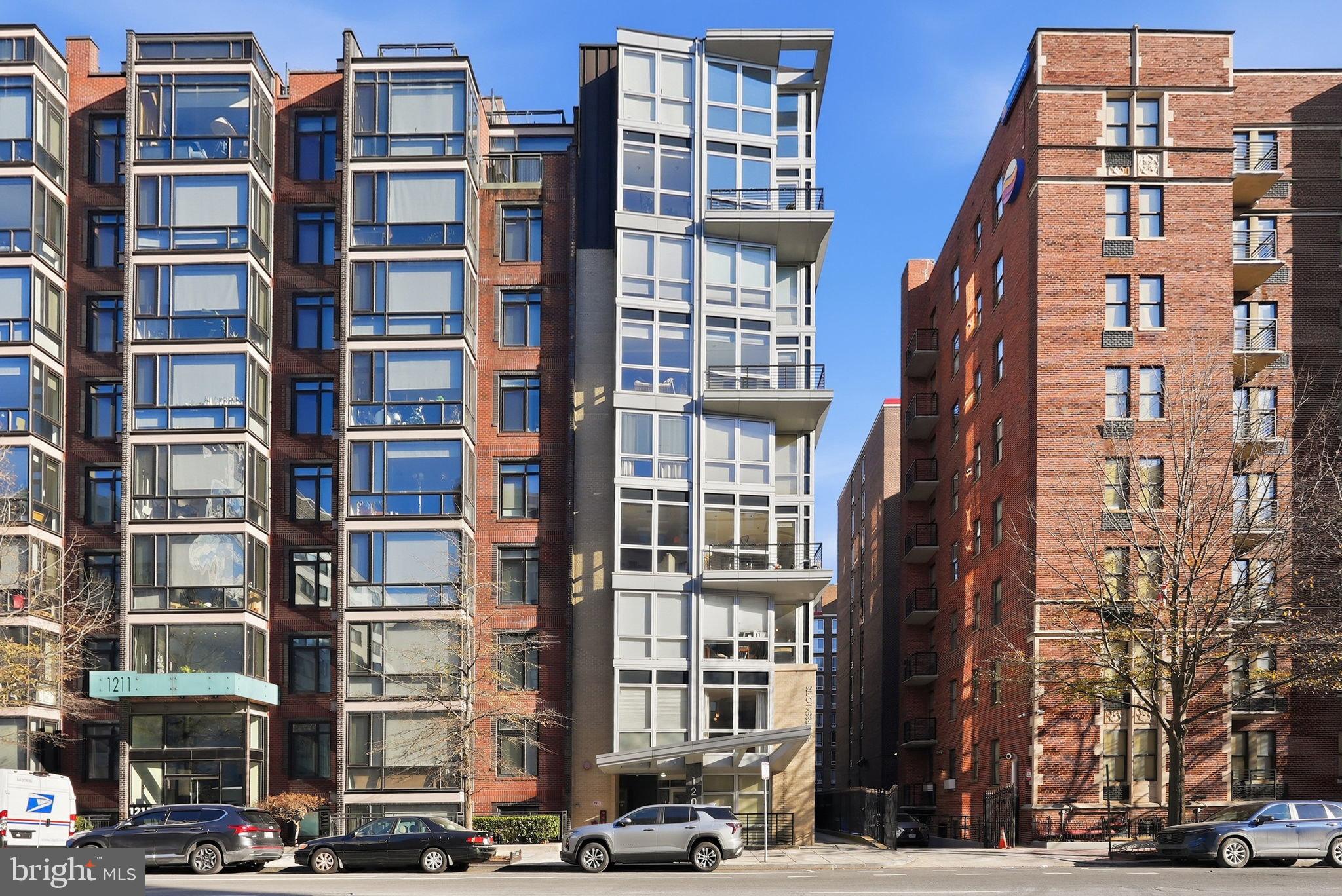 1209 13th Street Northwest, Unit 208 Washington, DC 20005 - Photo 16 of 22 a front view of a multi story building
