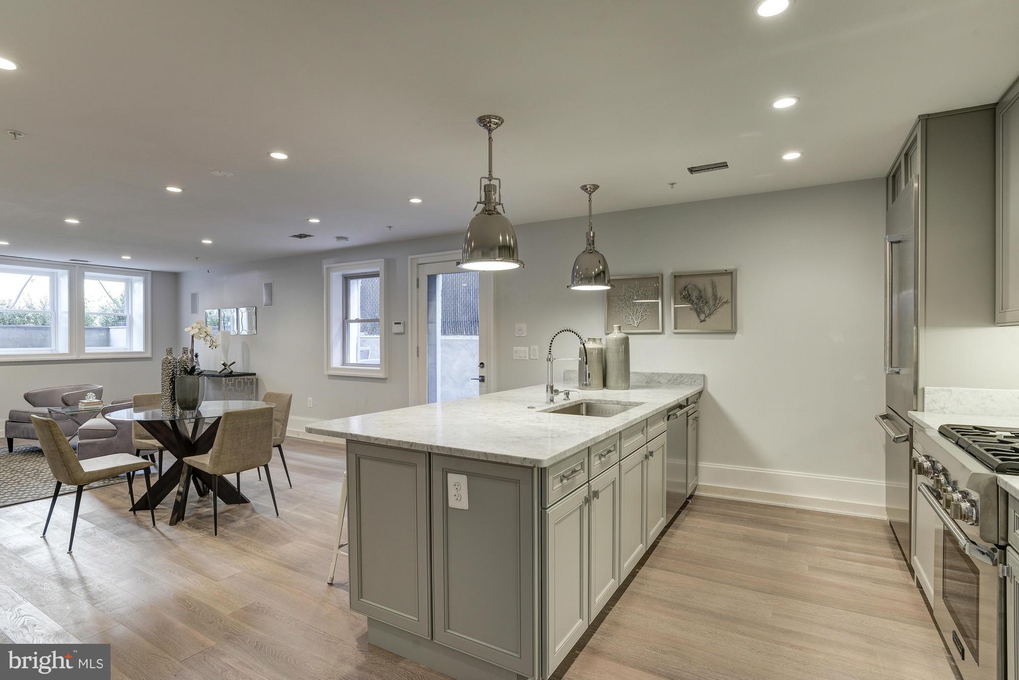 1734 R Street Northwest, Unit 1 Washington, DC 20009 - Photo 2 of 14 Open Plan Living and Dining