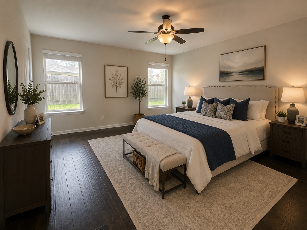 8127 Gambrel Way Rosharon, TX 77583 - Photo 7 of 17 Primary Bedroom (Virtually Staged)