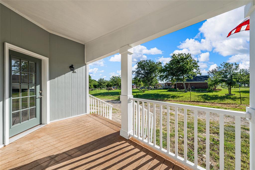429 Eagle Ridge Road McGregor, TX 76657 - Photo 33 of 40 a view of a porch with a yard
