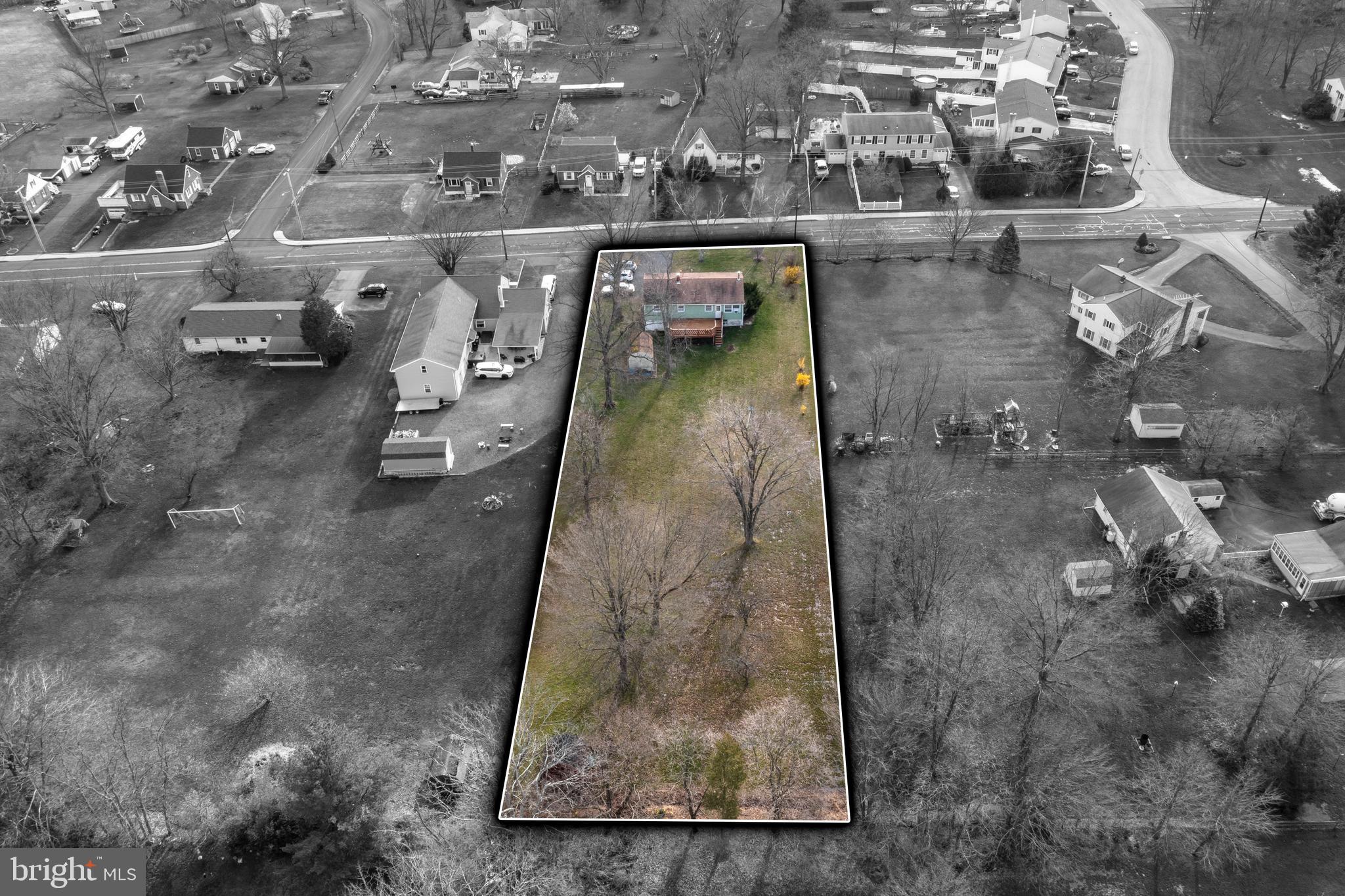 2030 Allentown Road Quakertown, PA 18951 - Photo 26 of 26 Backyard drone view.