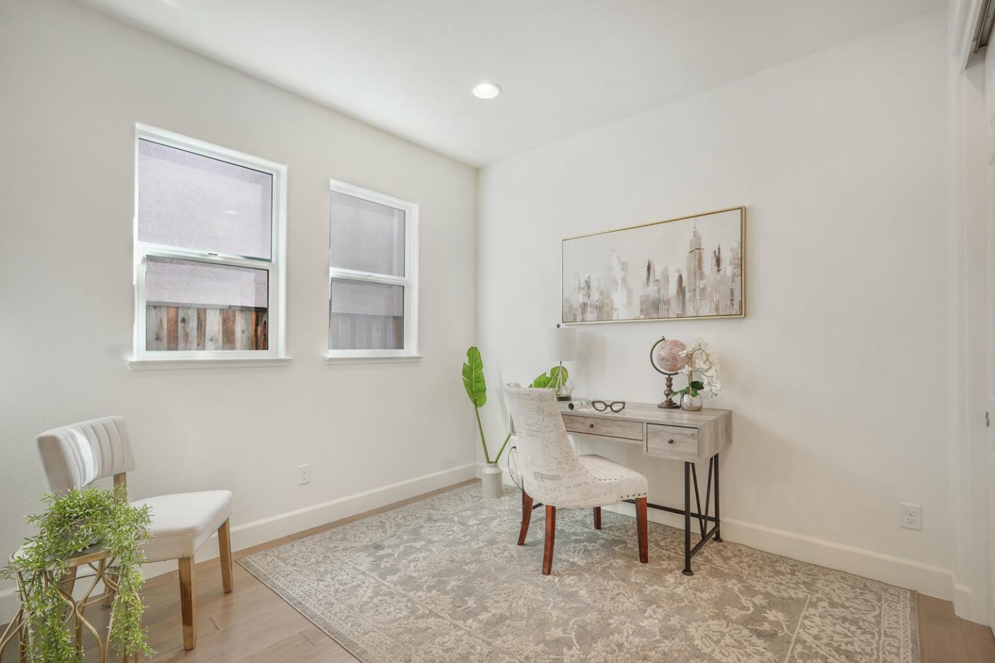 1237 Viognier Way Gilroy, CA 95020 - Photo 22 of 47 a workspace room with furniture and wooden floor