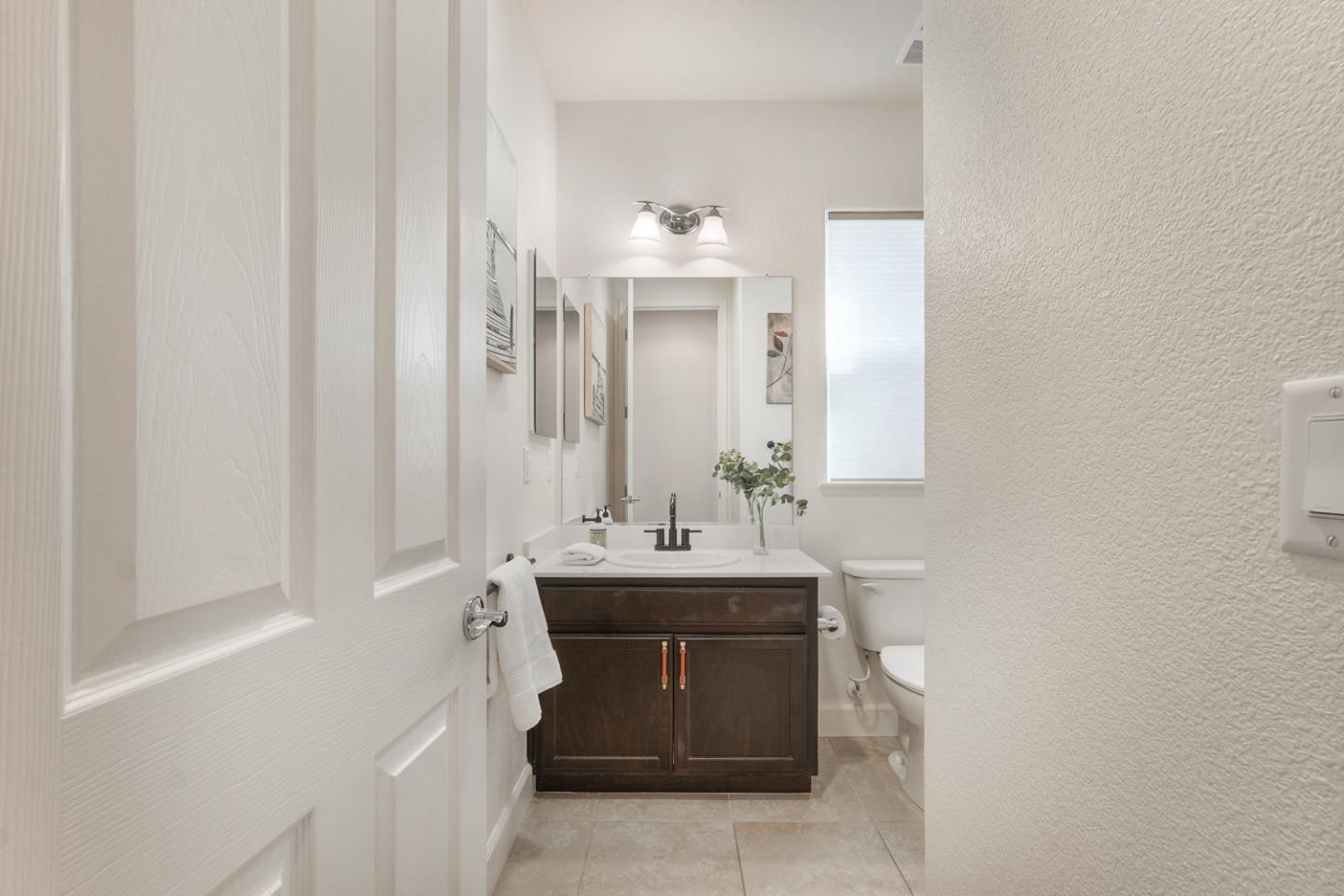 1237 Viognier Way Gilroy, CA 95020 - Photo 23 of 47 a bathroom with a sink and a mirror