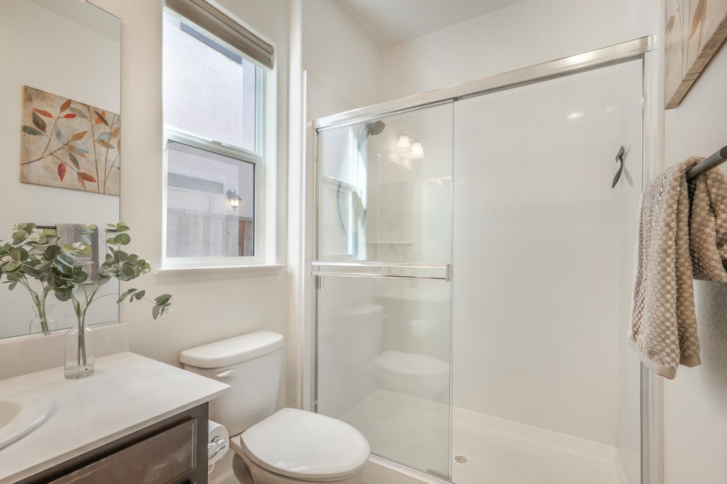 1237 Viognier Way Gilroy, CA 95020 - Photo 24 of 47 a bathroom with a sink toilet and shower