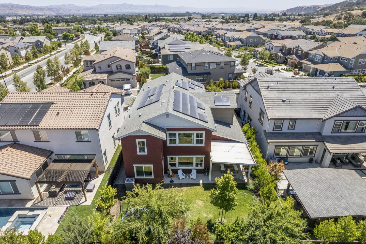 1237 Viognier Way Gilroy, CA 95020 - Photo 3 of 47 an aerial view of a house with a ocean view