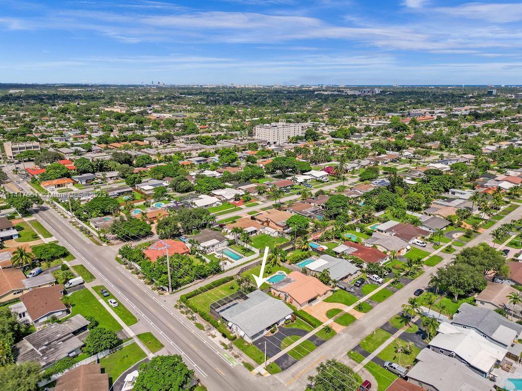 5525 Jackson Street Hollywood, FL 33021 - Photo 8 of 91 an aerial view of residential houses with outdoor space