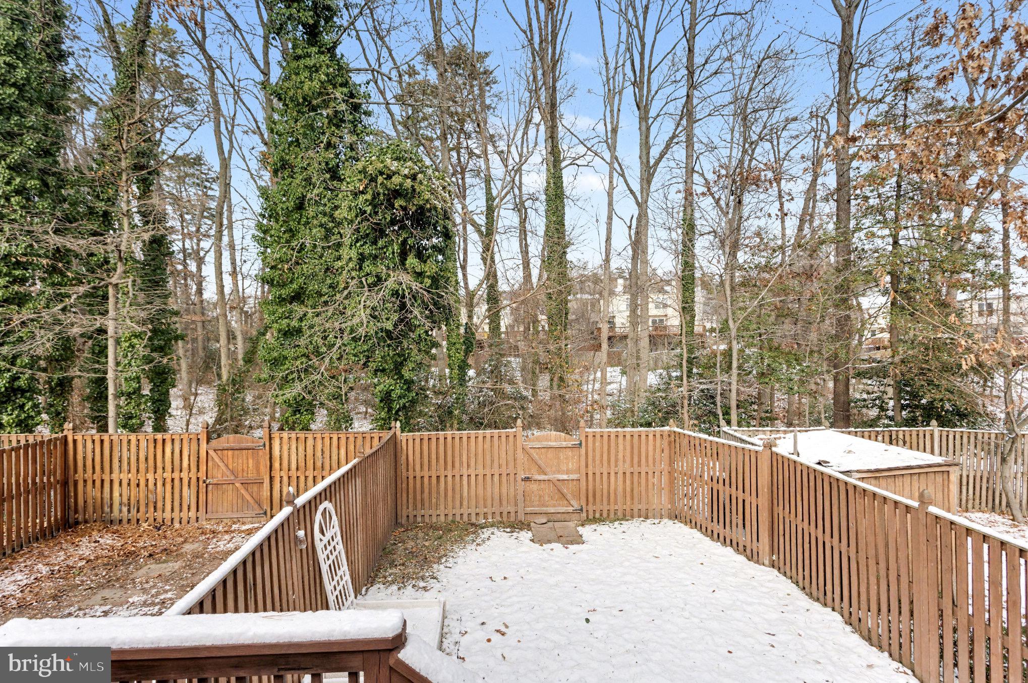 1161 Double Chestnut Court Curtis Bay, MD 21226 - Photo 23 of 32 Fenced in backyard that backs to trees