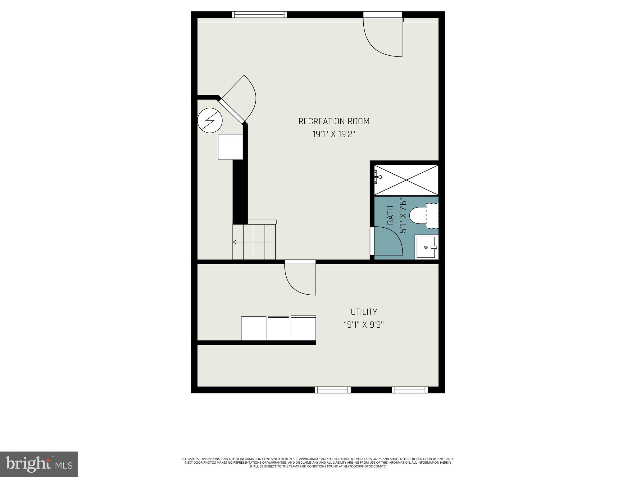 1161 Double Chestnut Court Curtis Bay, MD 21226 - Photo 32 of 32 Floor Plan - Lower Level