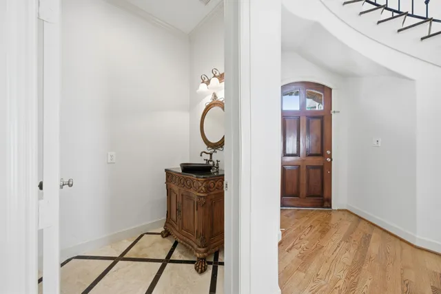 a room with storage and utility