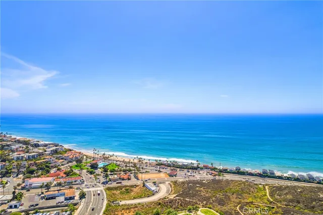 a view of an ocean and beach