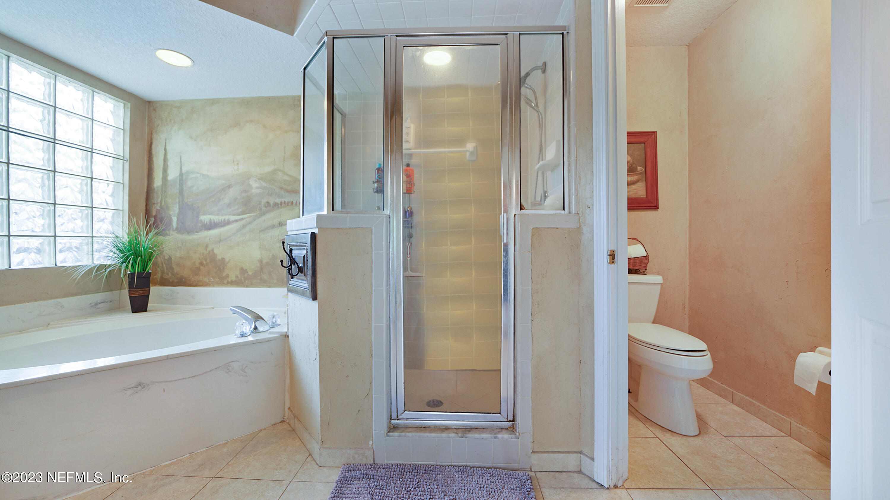 644 Hummingbird Court St. Johns, FL 32259 - Photo 23 of 36 a bathroom with a granite countertop sink toilet and shower