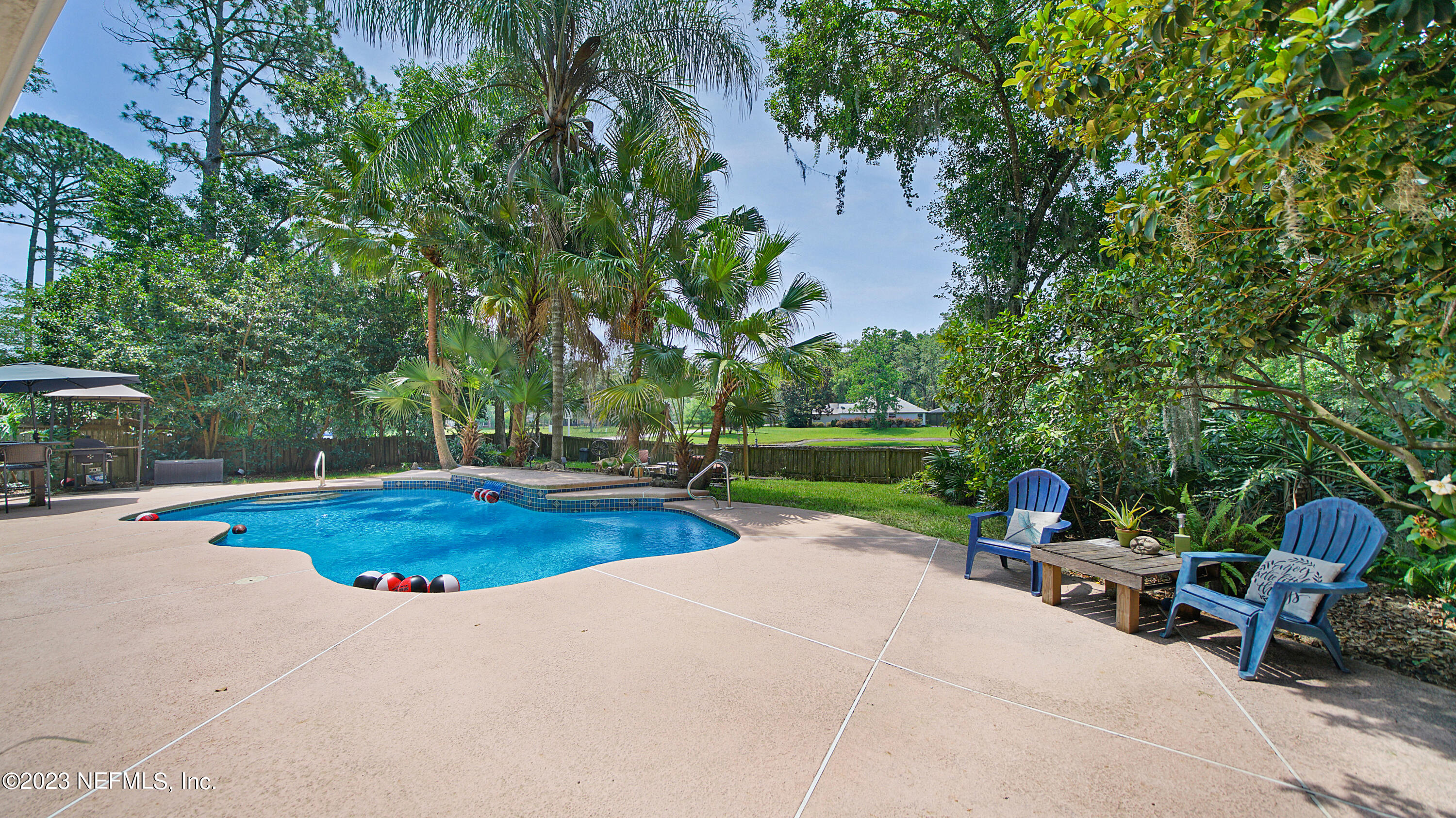 644 Hummingbird Court St. Johns, FL 32259 - Photo 25 of 36 a view of a backyard with swimming pool