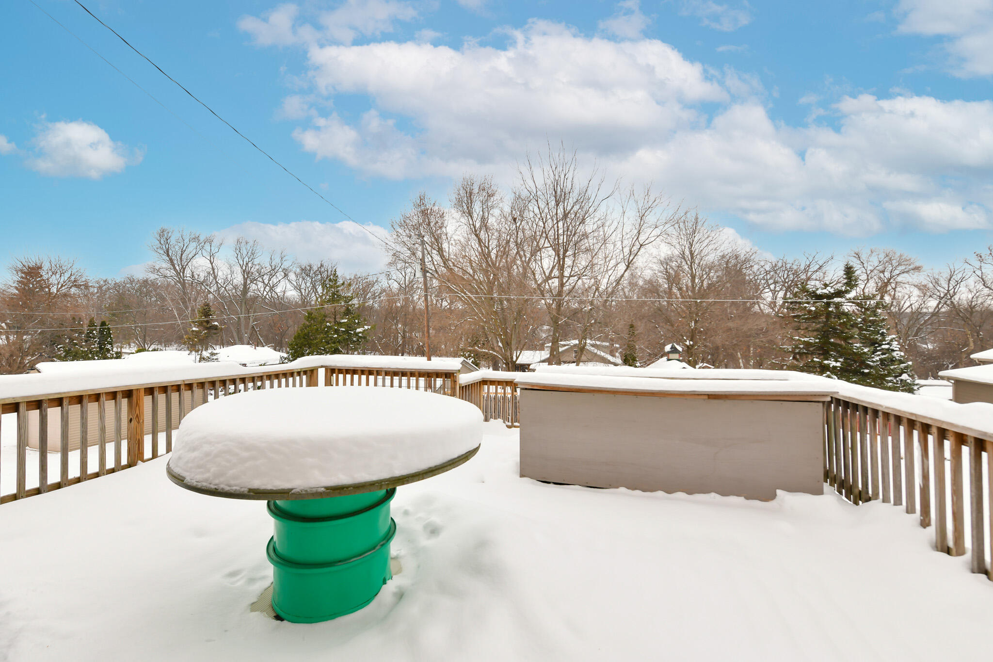 4222 Maple Drive Delavan, WI 53115 - Photo 22 of 44 Spacious deck overlooking private back yard.