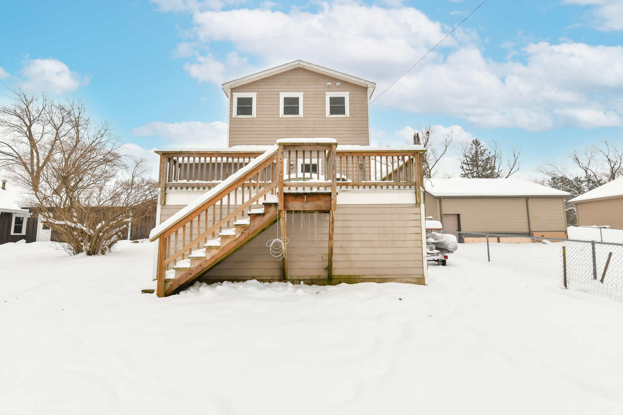 4222 Maple Drive Delavan, WI 53115 - Photo 36 of 44 Large deck with storage beneath