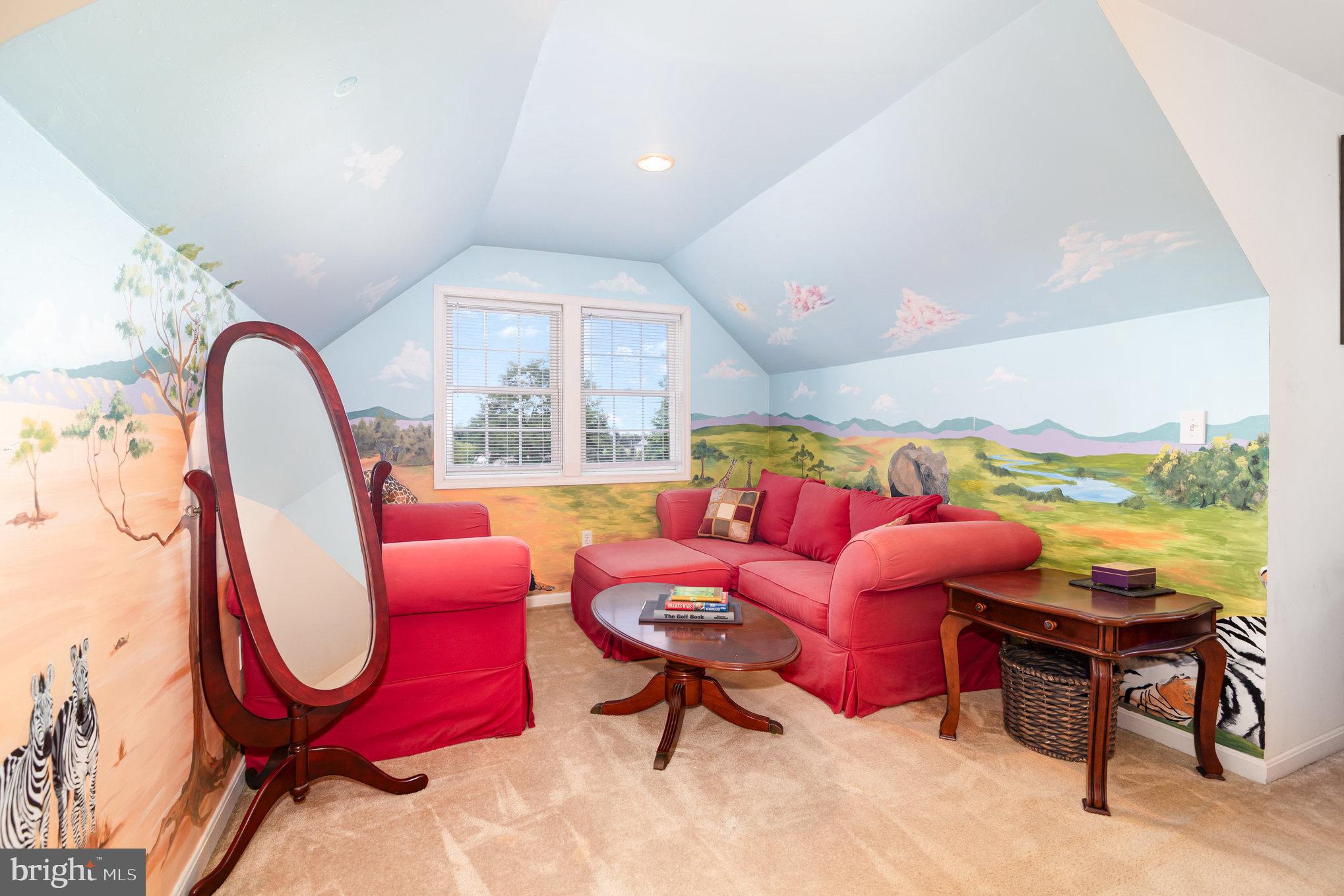 7 Beverly Court Carlisle, PA 17015 - Photo 11 of 25 Whimsical attic retreat with scenic murals.