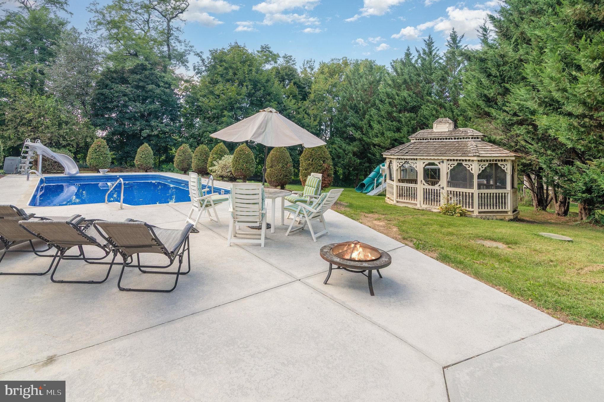 7 Beverly Court Carlisle, PA 17015 - Photo 22 of 25 Serene backyard oasis with pool and gazebo.