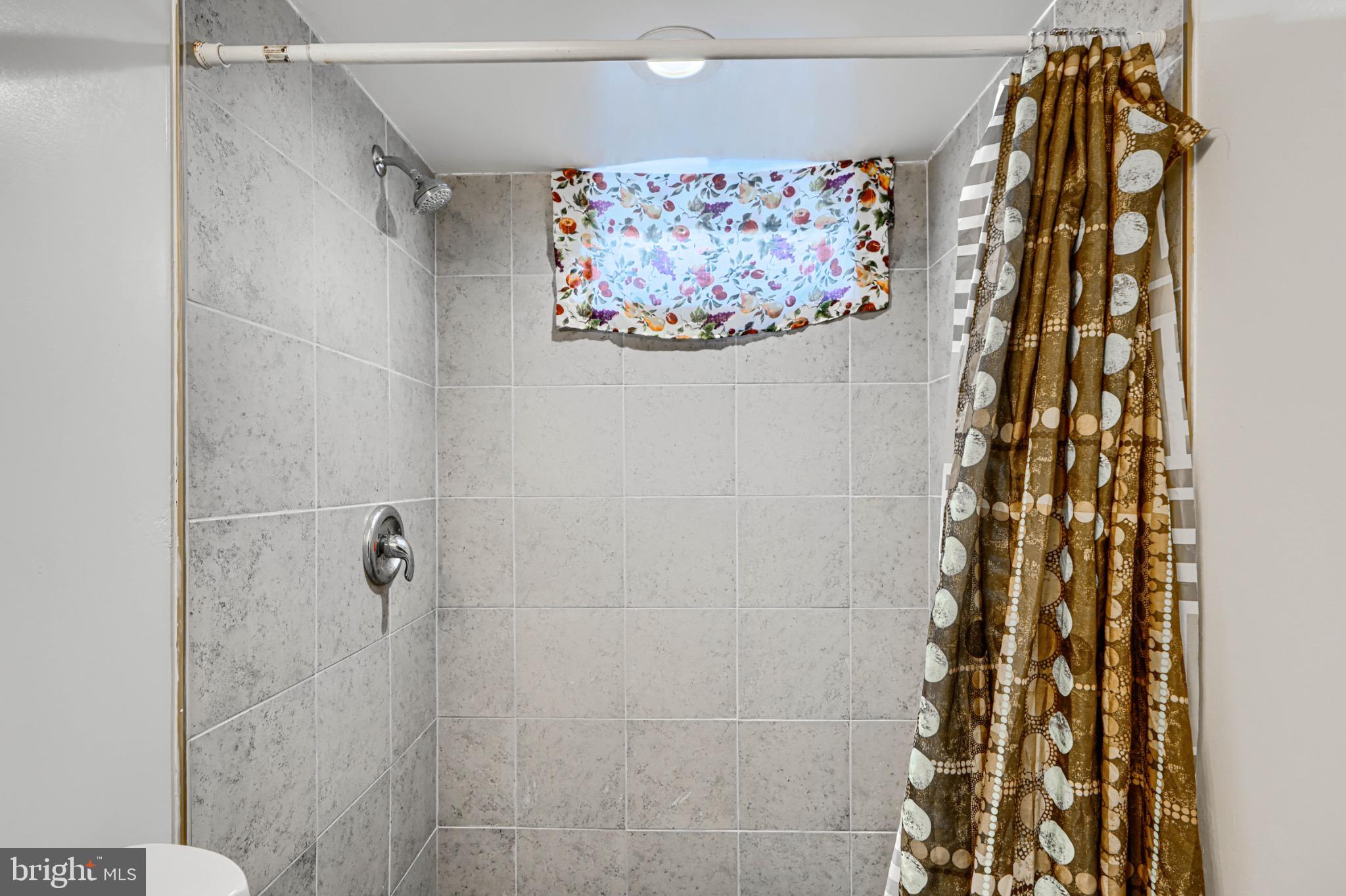 804 Quail Street Baltimore, MD 21224 - Photo 30 of 39 a bathroom with a shower and a curtain