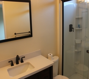 1451 Brook Road San Marcos, CA 92069 - Photo 12 of 24 Totally remodeled master bath with new shower and enclosure, vanity, paint, toilet, fixtures and flooring.
