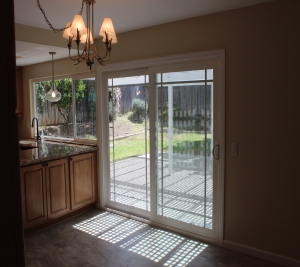 1451 Brook Road San Marcos, CA 92069 - Photo 6 of 24 View from dining room to back yard and sliding glass door--all windows and sliding doors are dual pane!