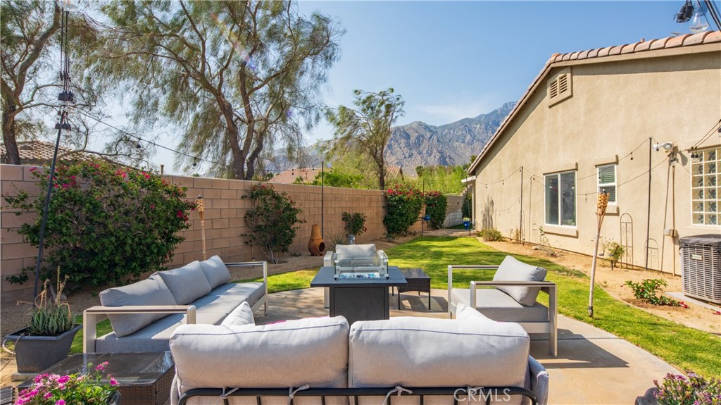 1171 Palmas Ridge Palm Springs, CA 92262 - Photo 48 of 75 Spectacular mountain views from siting area by firepit! Huge side yard... one of largest lots in the Mountain Gate community!
