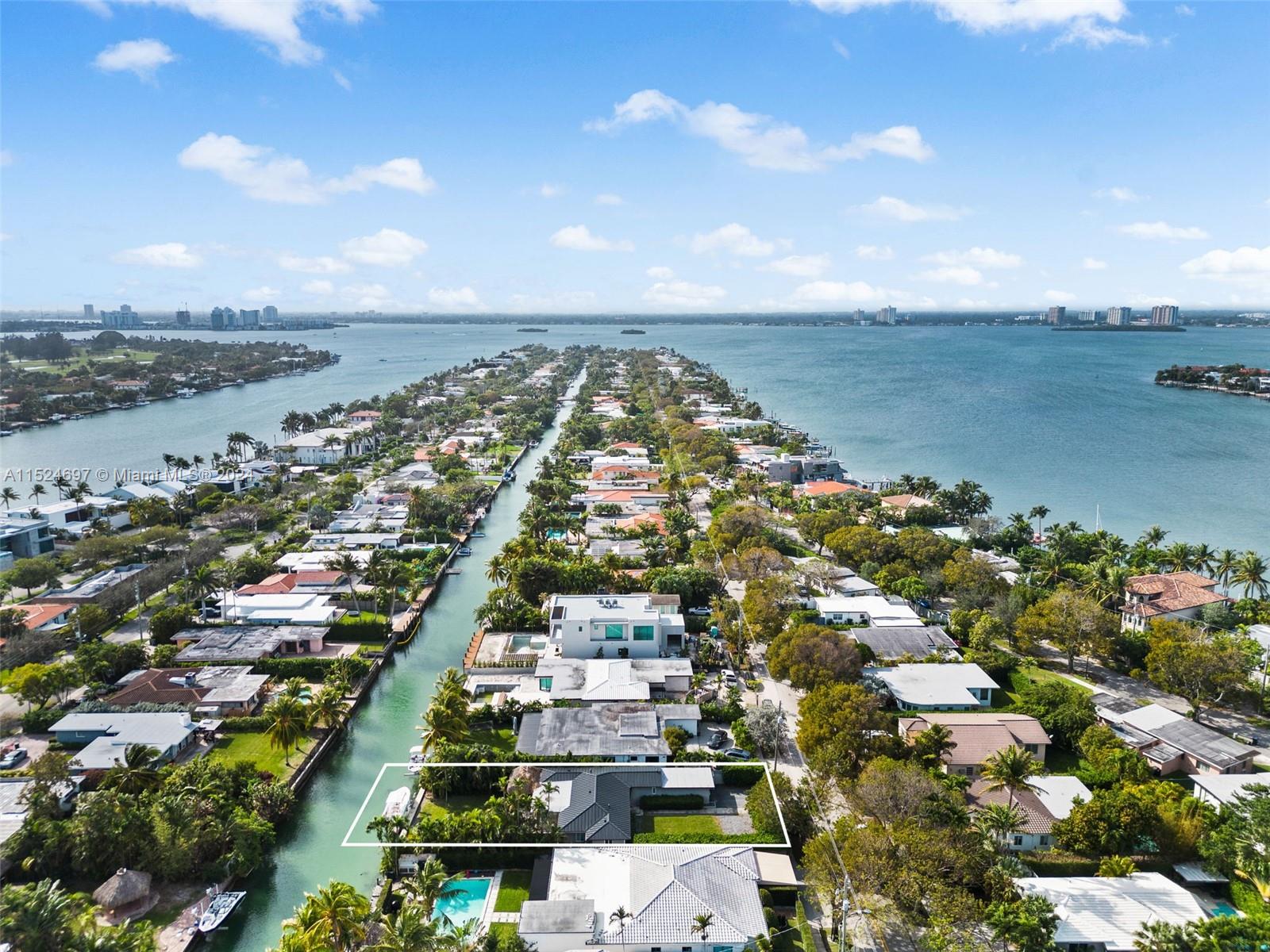1310 Cleveland Road Miami Beach, FL 33141 - Photo 30 of 33 an aerial view of residential building and lake