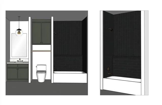 a view of living room with a refrigerator and a stove