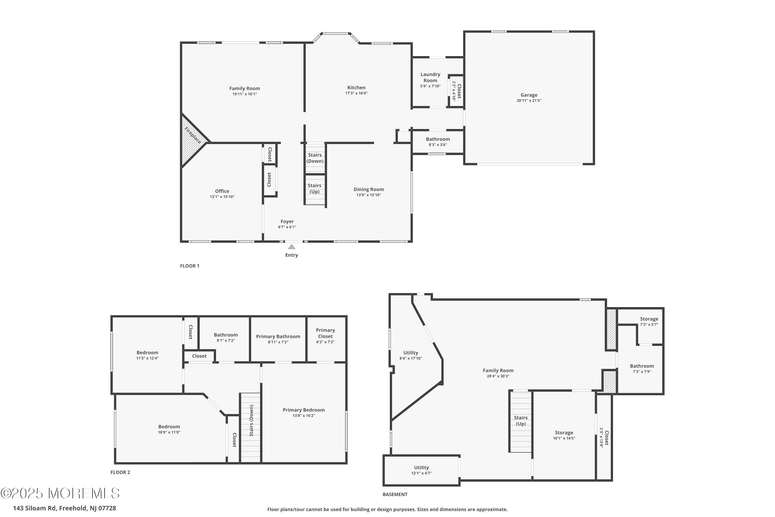 143 Siloam Road Freehold, NJ 07728 - Photo 53 of 55 a picture of floor plan