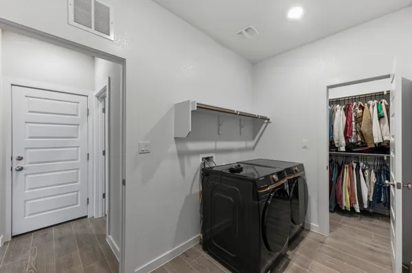 a view of storage and utility room