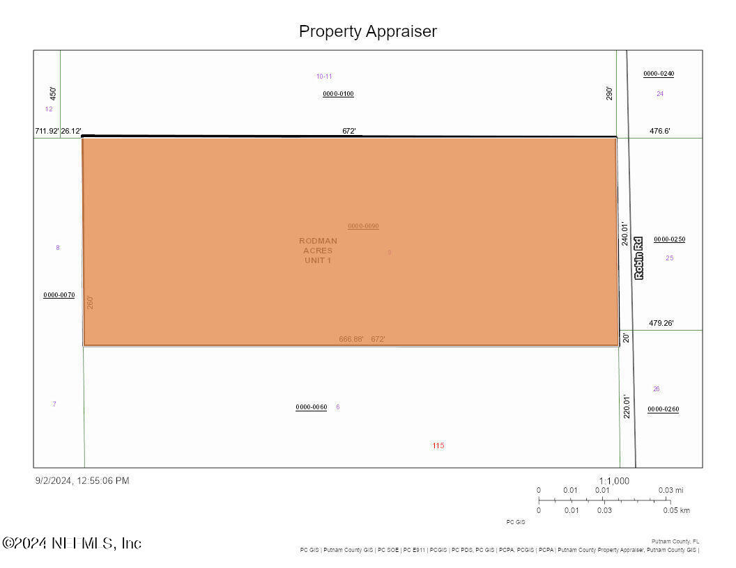 Tbd Robin Road Palatka, FL 32177 - Photo 10 of 11 robin rd lot lines