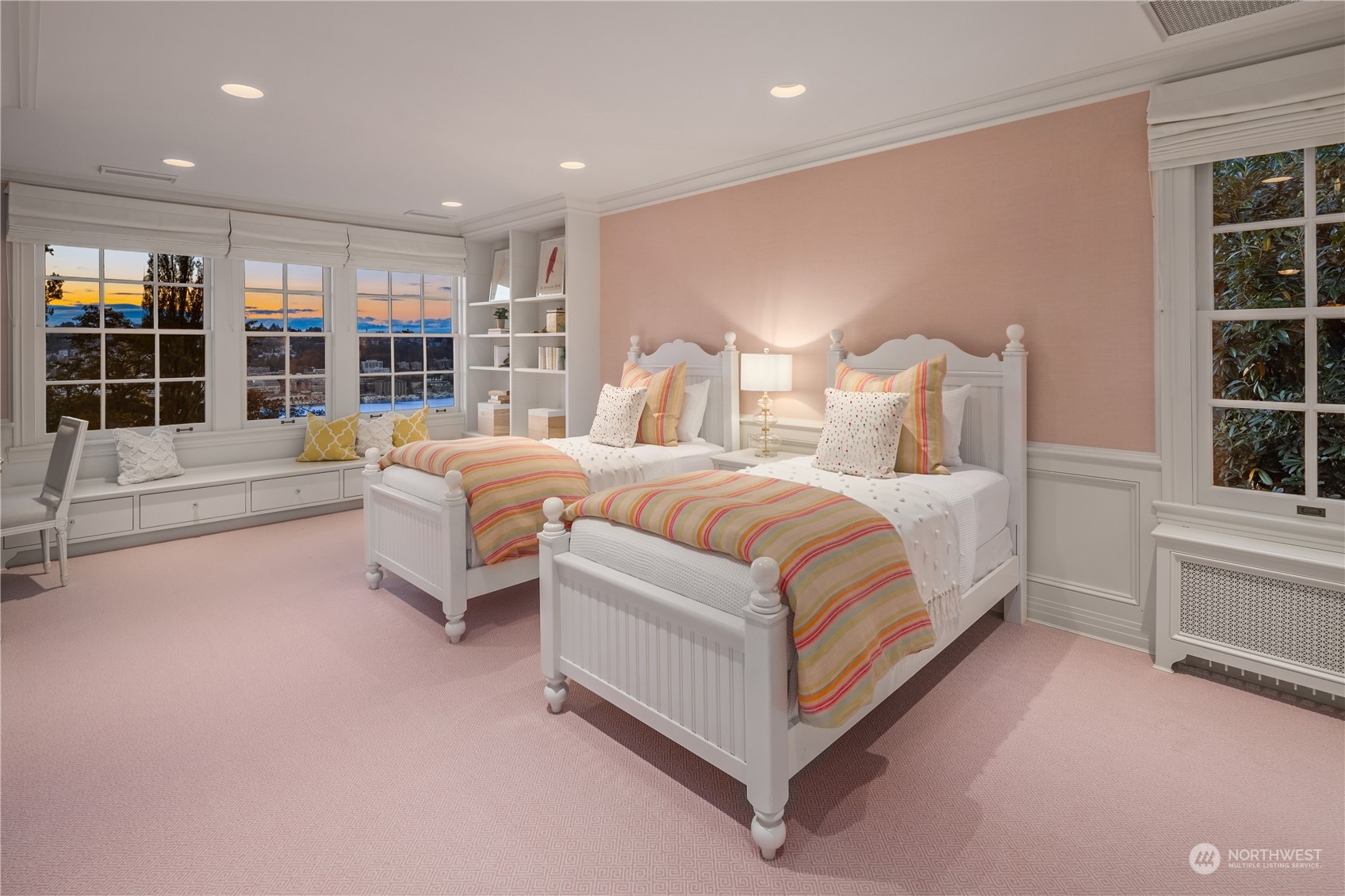 Undisclosed Address Seattle, WA 98102 - Photo 16 of 25 a spacious bedroom with a bed and a large window