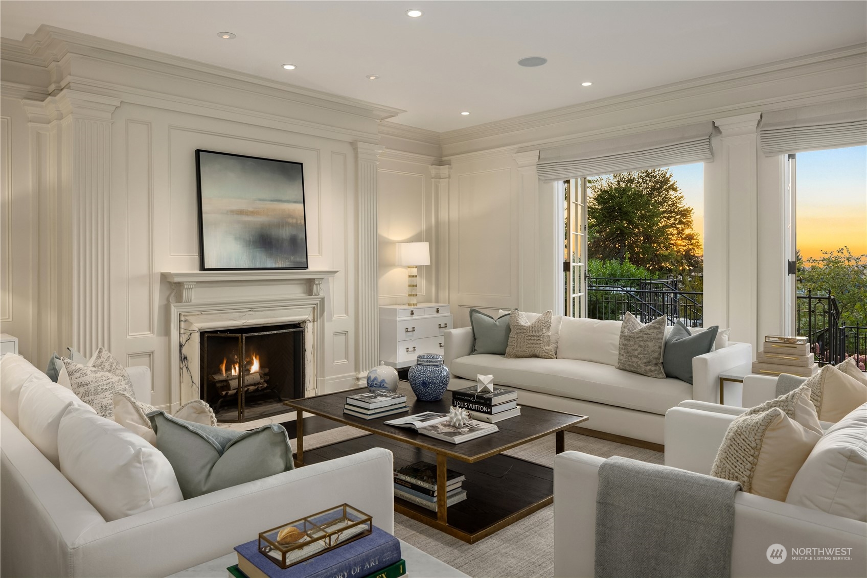 Undisclosed Address Seattle, WA 98102 - Photo 4 of 25 a living room with furniture and a fireplace