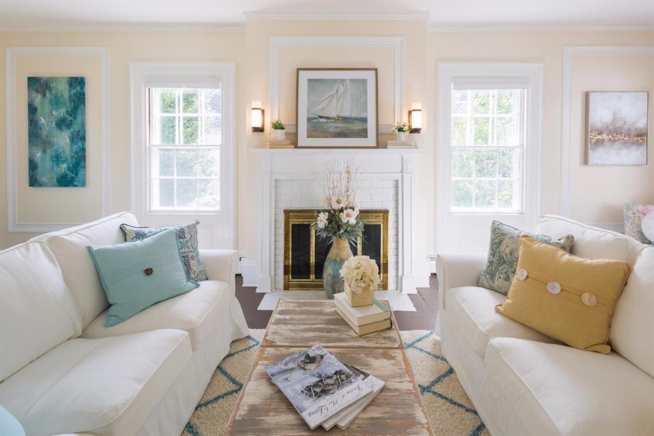 490 Main Street Centerville, MA 02632 - Photo 7 of 35 a living room with furniture and a fireplace