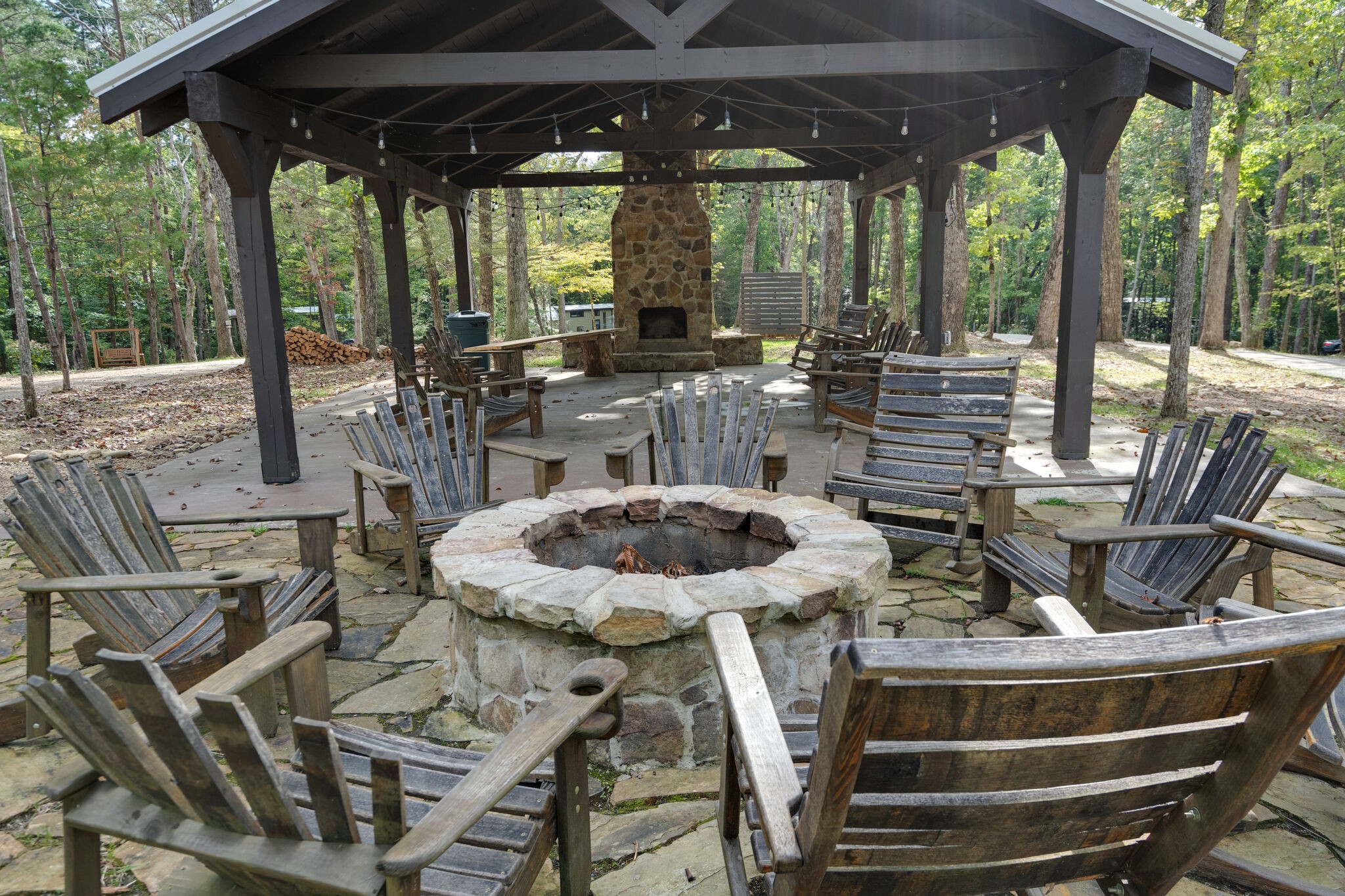 0 Woodly Branch Road Tracy City, TN 37387 - Photo 17 of 28 a view of a patio with a table chairs and a patio