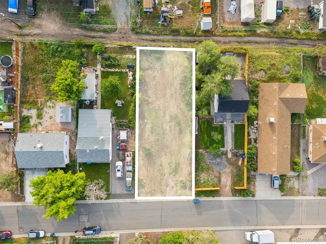 front view of a building with a street
