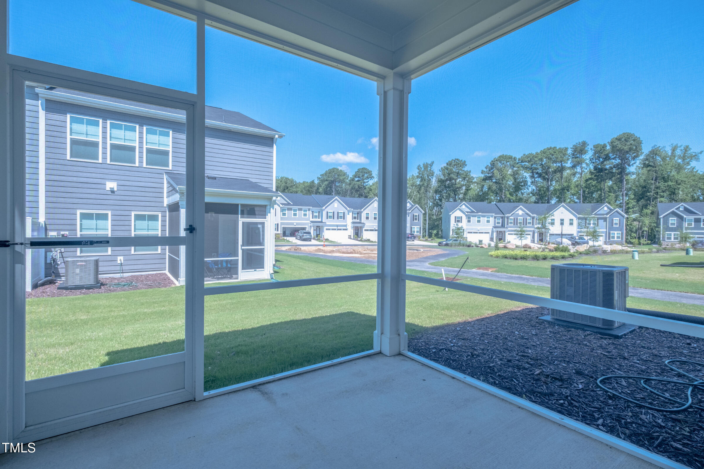 1726 Barrett Run Trail Apex, NC 27502 - Photo 25 of 50 a view of a garden with an outdoor space
