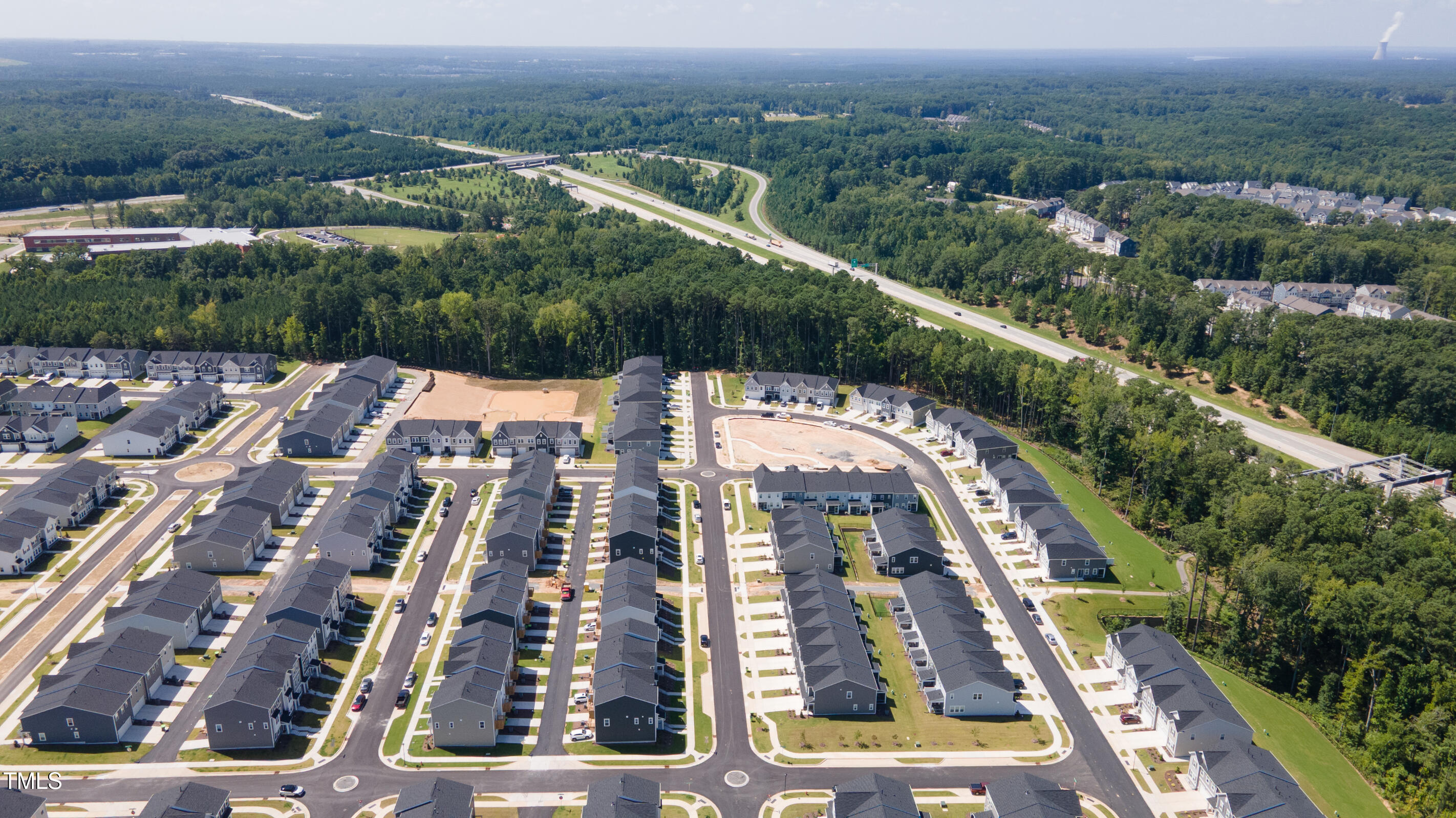1726 Barrett Run Trail Apex, NC 27502 - Photo 44 of 50 an aerial view of multiple house