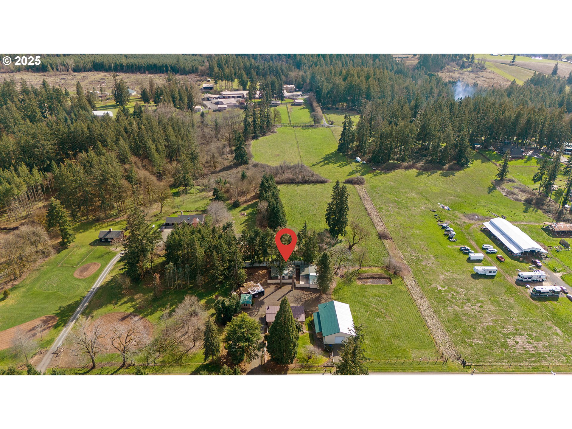 12950 South New Era Road Oregon City, OR 97045 - Photo 42 of 45 a black and white photo of a house