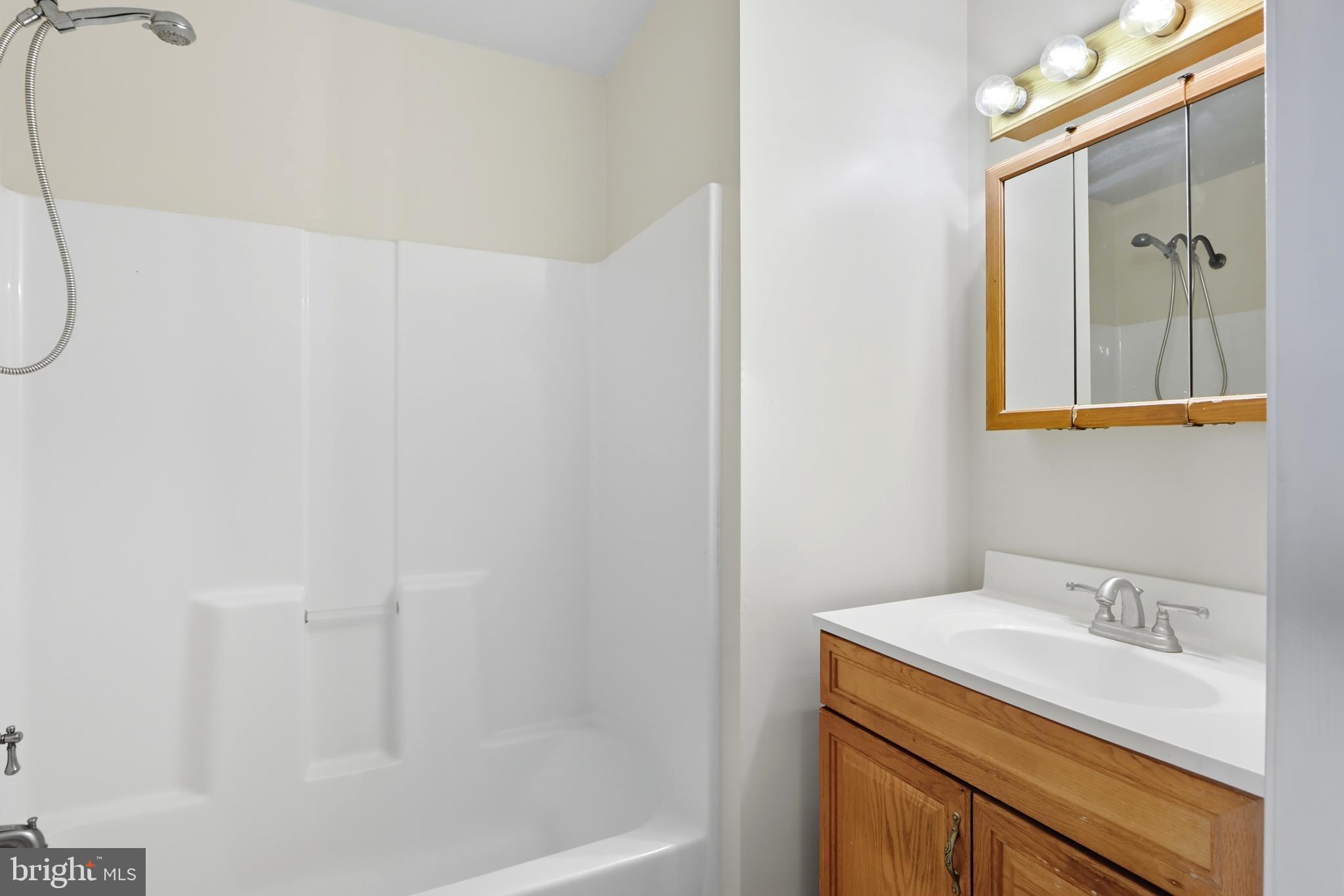 1314 James Street Baltimore, MD 21223 - Photo 16 of 19 a bathroom with a sink and a mirror