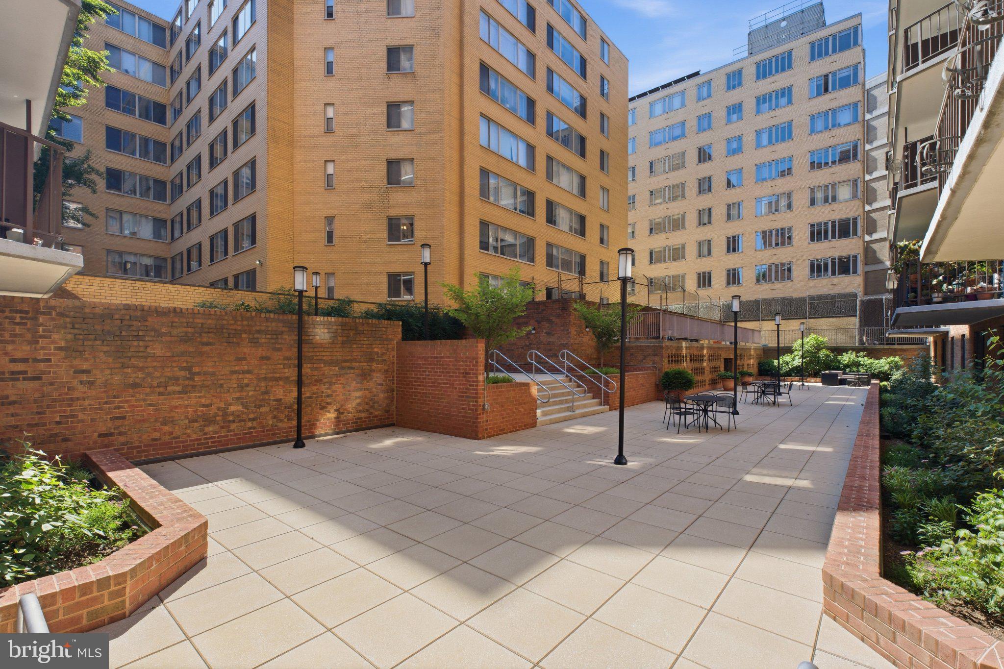 1718 P Street Northwest, Unit 809 Washington, DC 20036 - Photo 24 of 24 Urban oasis with inviting pathways.