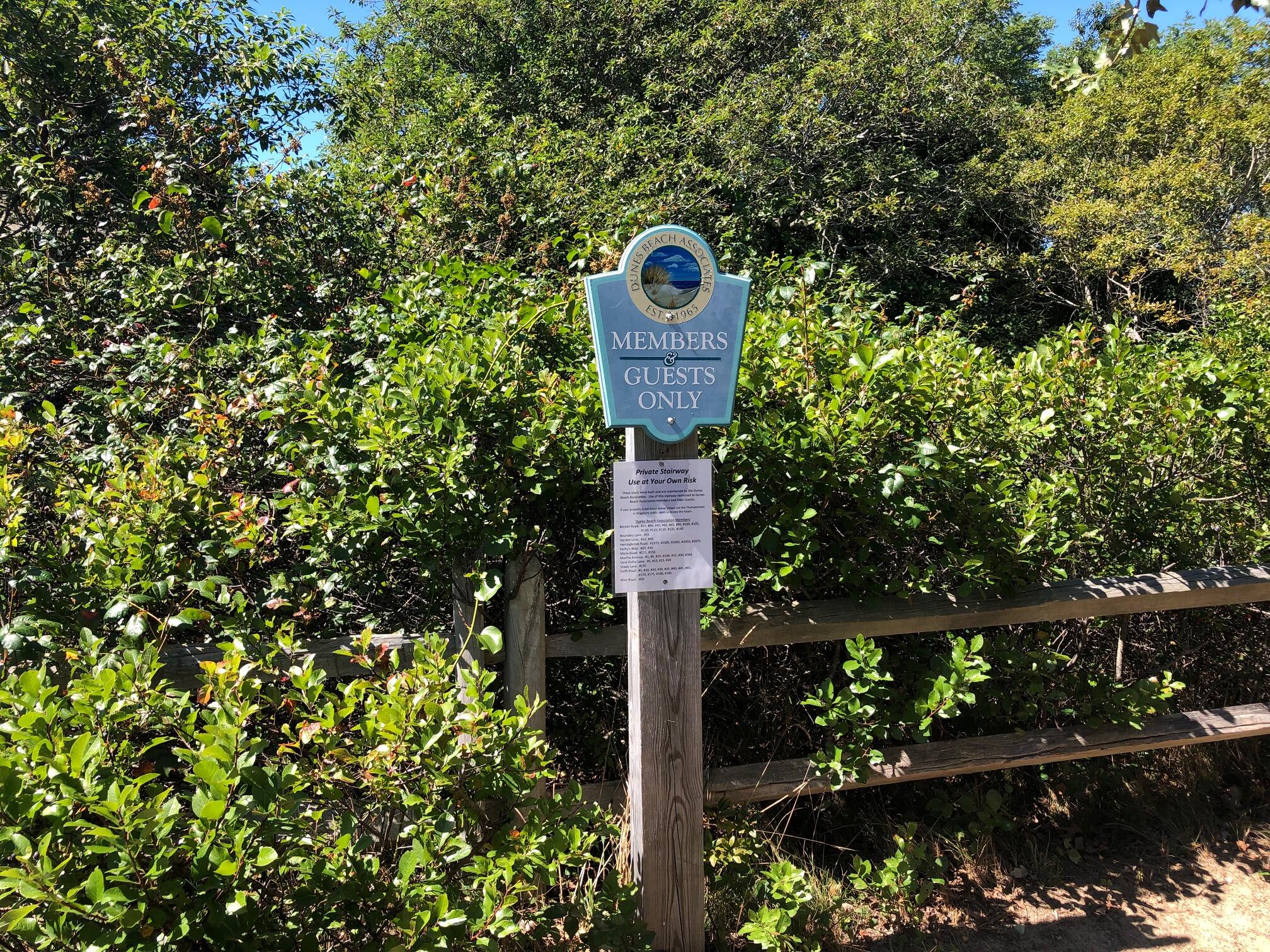 45 Swift Road Eastham, MA 02642 - Photo 4 of 24 a sign that is on a pole