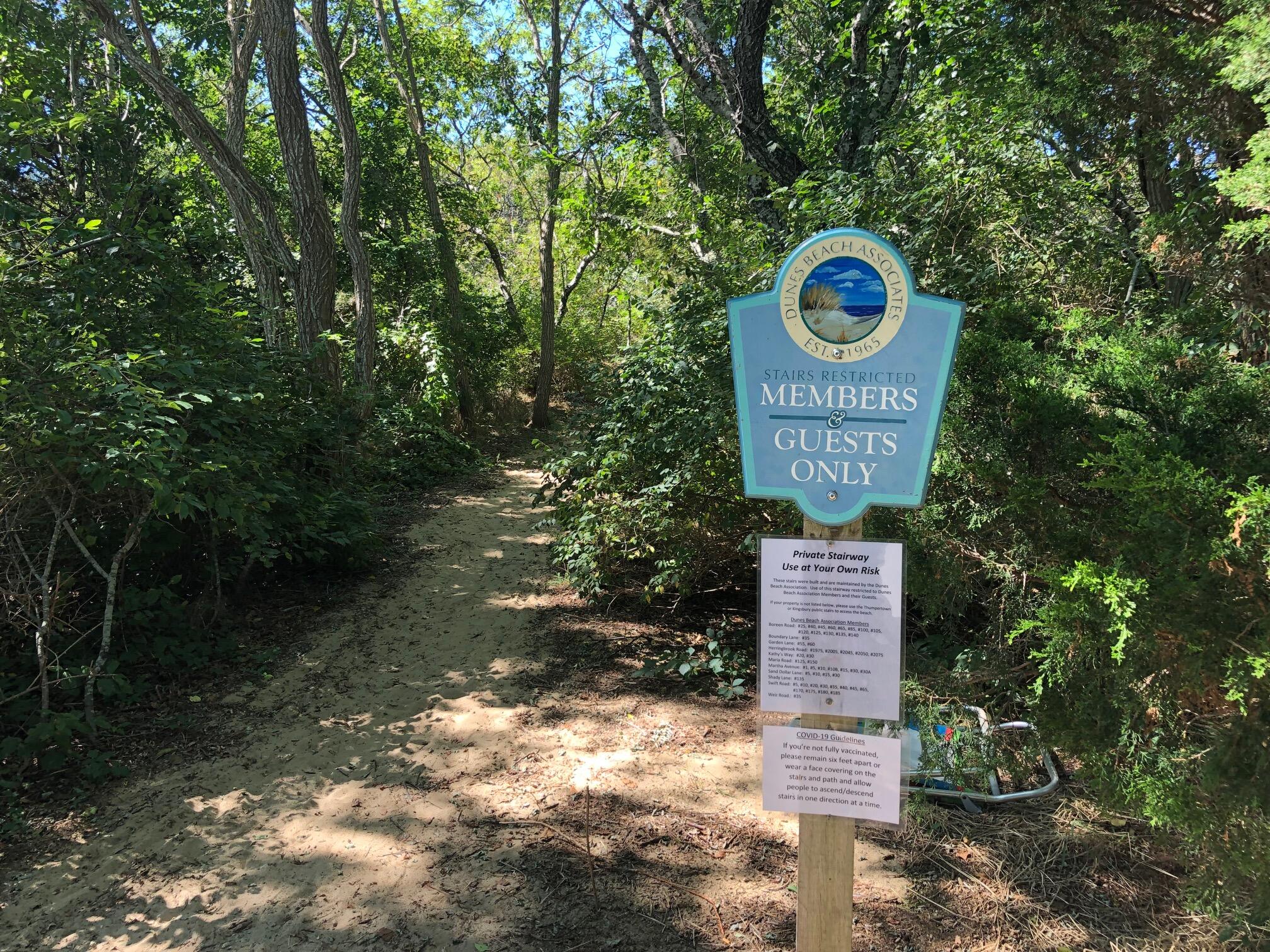 45 Swift Road Eastham, MA 02642 - Photo 7 of 24 a view of sign board with trees
